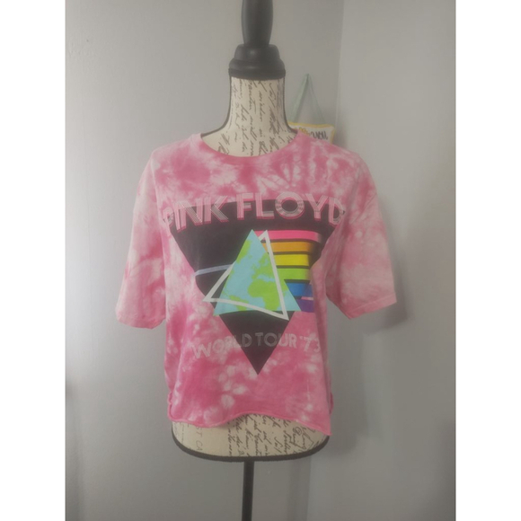 Unbranded Tops - Women's Unbranded Pink Floyd T-shirt, Size L, Pink Tie Dye